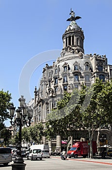 Historical Building Passeig de Gracia Barcelona