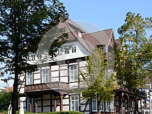 Historical Building in the Resort Bad Pyrmont, Lower Saxony