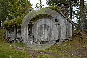 Historical building in Romsdalsmuseet in Molde, More og Romsdal county, Norway