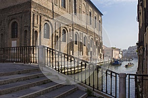 Historical building of Scuola Grande della Misericordia in Venice, Italy