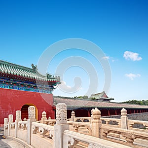 Historical building in Tiantan Park, Beijing, China