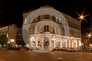 Historical Building in Vitoria at night