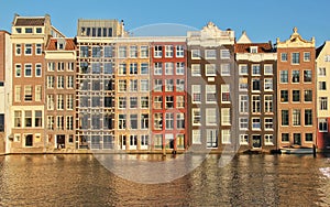 Historical buildings in Amsterdam