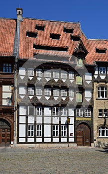 Historical Buildings at the Castle in the Old Town of Braunschweig, Lower Saxony