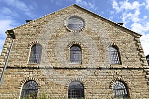 Historical buildings at The dock at Harbourside area of Bristol