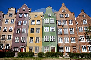 Historical buildings in Gdansk photo