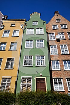 Historical buildings in Gdansk