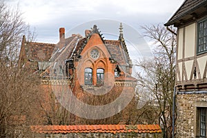 Historical buildings in Hildesheim, Gerrmany, Moritzberg