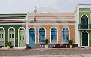 Historical buildings in Manaus photo