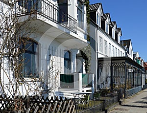 Historical Buildings in the Neighborhood of Oevelgoenne in the Hanse City Hamburg