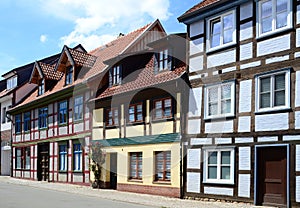 Historical Buildings in the Old Hanse Town Salzwedel, Saxony - Anhalt photo