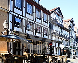 Historical Buildings in the Old Town of Braunschweig, Lower Saxony