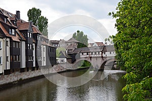 Historical Buildings in the Old Town of the Hanse City of Luebeck, Schleswig - Holstein