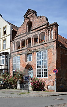 Historical Buildings in the Old Town of Lueneburg, Lower Saxony