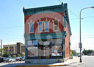 Historical Buildings in the Old Western Town of Billings, Montana photo