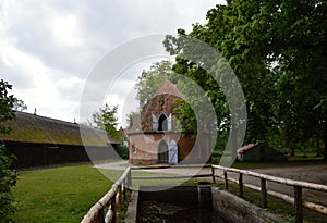 Historical Buildings on Peacock Island in Spring, Wannsee, Zehlendorf, Berlin