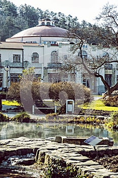 Historical buildings in Piestany spa, Slovakia