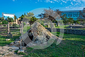 Historical buildings at Qala Ethnographic Complex in Azerbaijan
