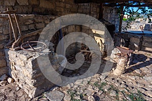 Historical buildings at Qala Ethnographic Complex in Azerbaijan