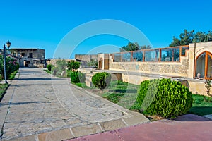 Historical buildings at Qala Ethnographic Complex in Azerbaijan