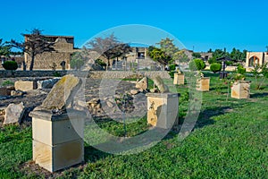 Historical buildings at Qala Ethnographic Complex in Azerbaijan