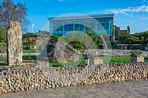 Historical buildings at Qala Ethnographic Complex in Azerbaijan