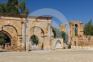 Historical buildings in the town of Famagusta, Northern Cyprus