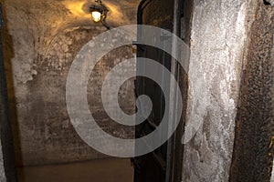Historical Bunker antigas door in rome