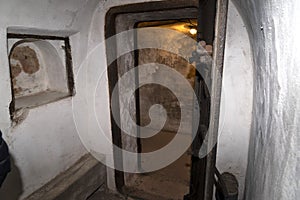 Historical Bunker antigas door in rome photo
