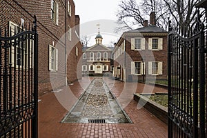 Historical Carpenter`s Hall in Philadelphia