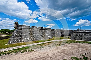 Castillo de San Marcos in St. Augustine, Florida, USA