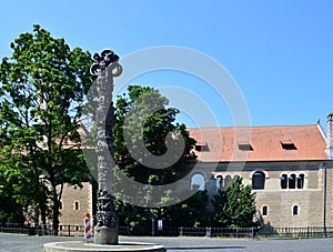 Historical Castle Dankwarderode in the Old Town of Braunschweig, Lower Saxony