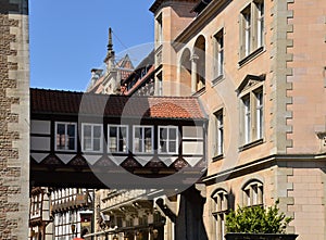 Historical Castle Dankwarderode in the Old Town of Braunschweig, Lower Saxony