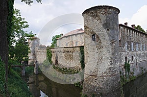 Historical castle of Emilia-Romagna. Italy. photo