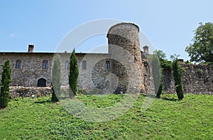 Historical castle of Emilia-Romagna. Italy. photo