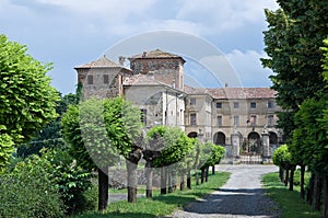 Historical castle of Emilia-Romagna. Italy.