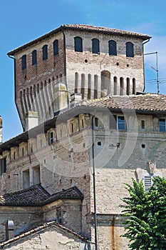 Historical castle of Emilia-Romagna. Italy.