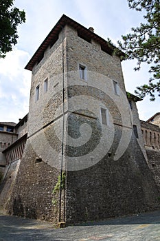 Historical castle of Emilia-Romagna. Italy.