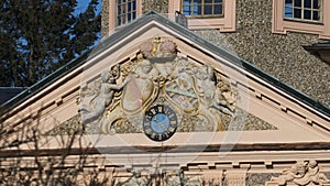 Historical, castle Favorite with FÃ¶rch, in the public, freely accessible park, Rastatt in Black Forest