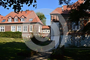 Historical Castle Landestrorst in the Old Town of Neustadt am Ruebenberge, Lower Saxony