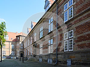 Historical Castle Landestrost in the Old Town of Neustadt am Ruebenberge, Lower Saxony