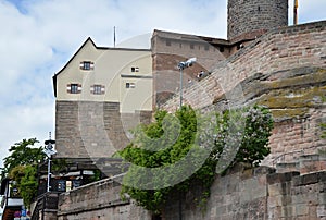 Historical Castle in the Old Town of Nuremberg, Franconia, Bavaria