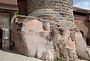 Historical Castle in the Old Town of Nuremberg, Franconia, Bavaria