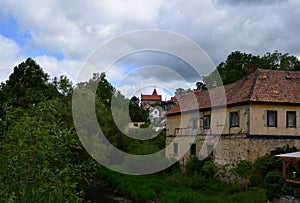 Historical Castle Unterburg in the Old Town of Kranichfeld, Thuringia