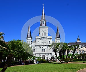Historical Cathedral in New Orleans, Louisiana