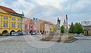 Historical center of the ancient fairytale town of Jicin, Czech Republic