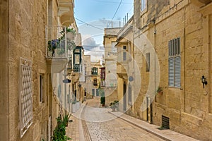 Historical center of Birgu or Vittoriosa, Malta