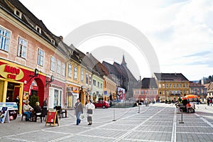 Historical center of Brasov city