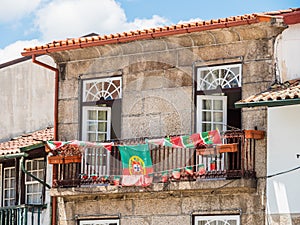 Historical center in Guimaraes, Portugal photo