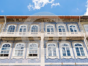 Historical center in Guimaraes, Portugal photo